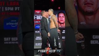 INTENSE Canelo vs Edgar Berlanga FACE OFF at Press Conference