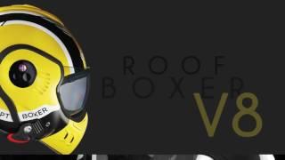 Roof Boxer V8 Helmet || Chromeburner Motorgear