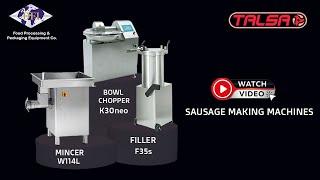 Sausage Making Machine | Industrial Meat Mincer | Hydraulic Filler Machine | Dr. Froeb India