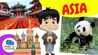 THINGS YOU DIDN'T KNOW ABOUT ASIA | GEOGRAPHY FOR KIDS | HAPPY LEARNING    