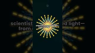 Scientists Create Light from Absolute Nothingness!(Space-Time Breakthrough) #light #science #facts