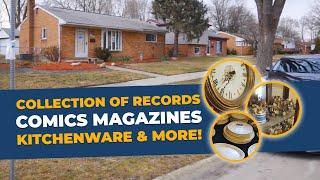 Collection of Records, Comics Magazines, Kitchenware & more!  | Aaron's Estate Sales