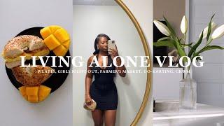 LIVING ALONE VLOG | Pilates, Girls Night Out, Farmer’s Market, Go-Karting, GRWM & More!