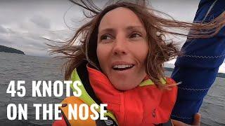 Cruising the Pacific North West. 45 knots of wind straight on the nose