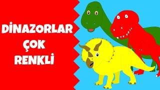 Dinazorlar Çok Renkli – Renkleri Öğreniyorum | Okul Öncesi Çocuk Şarkıları