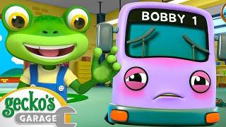 Sick Bus Repair | Gecko the Mechanic | Vehicle Repair Cartoons | Buses, Trucks and Cars