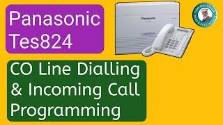 Co line programming | Panasonic kx-tes824