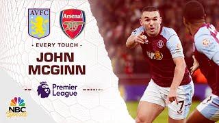 Every touch by John McGinn in Aston Villa's 1-0 win v. Arsenal | Premier League | NBC Sports