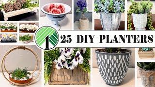 25 *BEST* Dollar Tree PLANTER HACKS & DIYS!