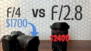 Canon 15-35mm f2.8 vs f4: Is it worth the Money?