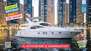 Birthday Party on Yacht in Dubai | Luxury Birthday Celebration