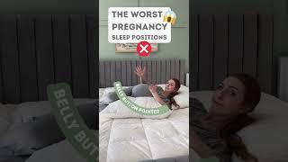 WORST  Pregnancy Sleep Positions!🫢#shorts