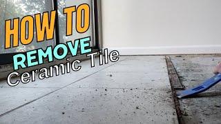 How To Remove Ceramic Tile Foyer