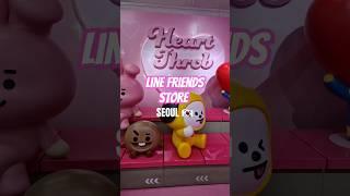 LINE FRIENDS STORE in Myeongdong Seoul  #shorts #linefriends #seoul #korea