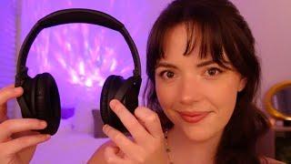 ASMR with Noise Canceling Headphones | muffled, noise suppresion (great for overstimulation)