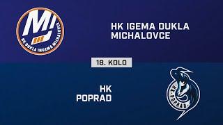 18. kolo: HK Dukla Ingema Michalovce – HK Poprad 2:3 (HIGHLIGHTY)