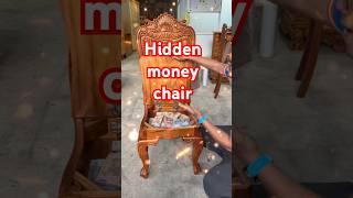 Hidden money chair DIY #woodworking #homedecor #money #diychair #woodchair #ngocsyh