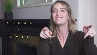 Mackenzie Davis: "Speak No Evil" Interview (her favorite horror movies, shooting in a creepy house)