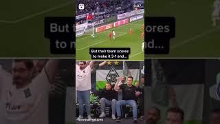 Guys challenged to watch soccer match in silence  #shorts #meme #viral