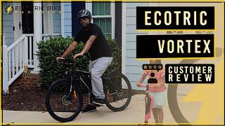 Ecotric Vortex 36V/9Ah 350W 7 Speed Cruiser Electric Bike Customer Review by Electric Bike Paradise