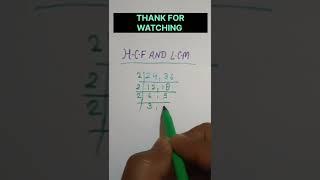 Find L.C.M and H.C.F #lcm #hcf #maths #mathtips #tricks Music:ZephyrMusician:Academy#mathematics #fb