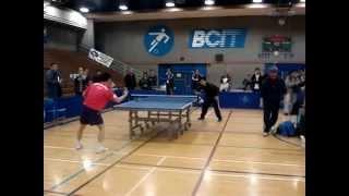 Mehran vs LI Ching Canada cup table tennis