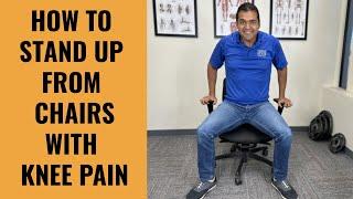 How To More Easily Get Out Of Chairs If You Have Knee Pain