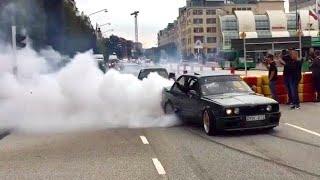 Illegal Burnout 1133hp bmw e30, 1000hp supra, 1000hp vw beetle, 800hp infinity, 800hp viper, z06....