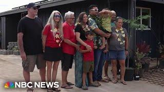 Good News: First family moves back to Lahaina neighborhood destroyed by fire