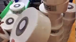 Automatic labeling JRT jumbo roll toilet paper packing machine