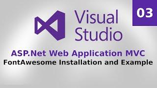 How to install FontAwesome? ASP.Net Web Application MVC (C#)