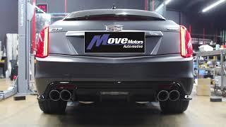 [부산튜닝샵 무브모터스]캐딜락 CTS-V V8 코르사 배기튜닝 배기음(팝콘 배기음) CORSA EXHAUST SOUND