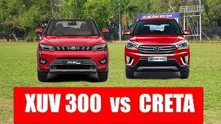 Mahindra xuv300 vs Hyundai creta comparison -