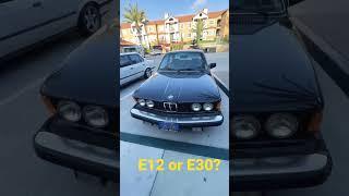 BMW E21 or E30? Let the Generations battle begin