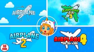 Airplane Vacation ️  Roblox Story Compilation (90min)