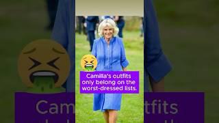 Camilla's outfits only belong on the worst-dressed lists. #celebrity #Camilla #Diana #AngelinaJolie