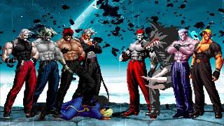 [KOF Mugen] Rugal Bernstein Team vs Ryuji Yamazaki Team