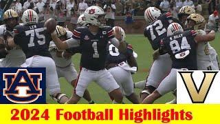 Vanderbilt vs Auburn Football Game Highlights 11 2 2024