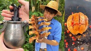 Have you ever eaten Godzilla?|Chinese Mountain Forest Life and Food #TikTok#FYP