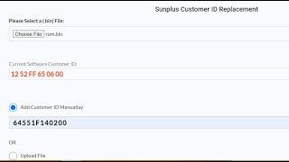 Sunplus 1506 1507 Customer I'd Changing Online