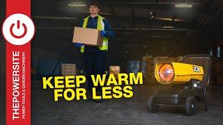 These Heaters Run Off Diesel/Red-Diesel or Kerosene! Space Heaters By JCB  Are Hot!