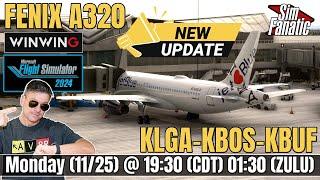 LIVE | MSFS 2024 | Fenix A320 | WINWING FCU & EFIS | Cold & Dark | Commercial Flight | GA Pilot