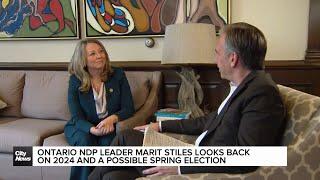 Ontario NDP leader Marit Stiles prepares for early provincial election