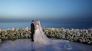 A Bride's Magical Entrance by the Sea !