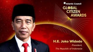 H.E. President Widodo, introduced by Professor Klaus Schwab