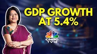 Q2 GDP Growth Data At 5.4%, Slowest In 7 Quarters | India GDP Growth | State Of The Economy