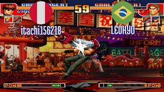 FT5 @kof97: itachi156218 (PE) vs LEOKYO (BR) [King of Fighters 97 Fightcade] Sep 25