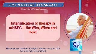 Treatment intensification in mHSPC | The Who, When, and How? Live webinar replay