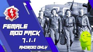 How To Mod World Of Tank Blitz • Female Mod Pack 7.1.1 • **(Android)** REUPLOAD