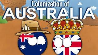 The Land Down Under | The Colonization of Australia In Country Balls